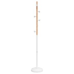 Berkfield Home Coat Stand White 177 cm Powder-coated Iron - thumbnail 2