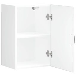 Berkfield Home Kitchen Wall Cabinet¬†Porto High Gloss White Engineered Wood - thumbnail 6