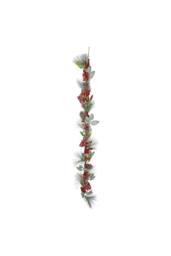 KDMD Luxury Garland with BerriesBows & Cones 180cm in Green - thumbnail 1