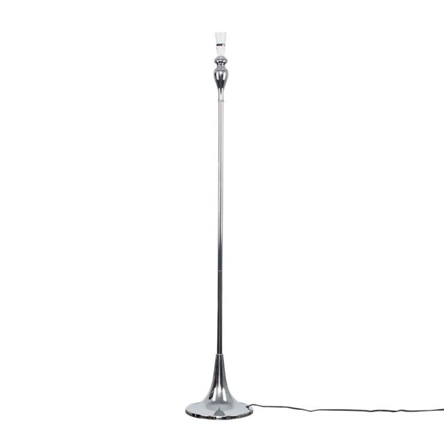 ValueLights Faulkner Silver Floor Lamp Base - image 1