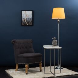 ValueLights Faulkner Silver Floor Lamp Base - thumbnail 6