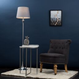 ValueLights Faulkner Silver Floor Lamp Base - thumbnail 5