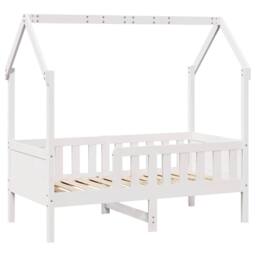 Berkfield Home Kids Bed Frame with Drawers without Mattress 80x160 cm Solid Wood in White - thumbnail 5
