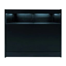 Monstershop LED Retail Shop Counter B1200 - Black - thumbnail 3