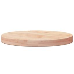 Berkfield Home Table Top Round Ã˜30x3 cm Solid Wood Pine in Light Brown - Size: 30x3 cm