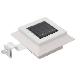 Berkfield Home Outdoor Solar Lamps 6 pcs LED Square 12 cm White - thumbnail 3
