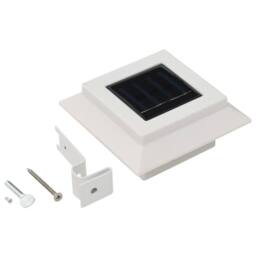 Berkfield Home Outdoor Solar Lamps 6 pcs LED Square 12 cm White - thumbnail 6