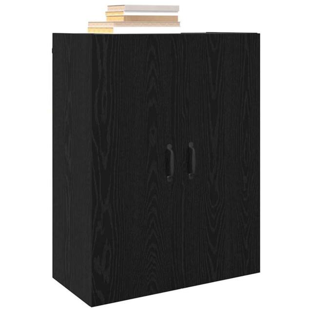 Berkfield Home Hanging cabinet Black oak 69.5 x 34 x 90 cm Engineered wood - image 1