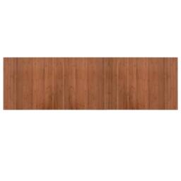 Berkfield Home Rug Rectangular Brown 60x200 cm Bamboo - Size: Medium