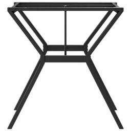 Berkfield Home Durable Dining Table Legs Y-Frame 70x70x73 cm Steel in Black - Size: 70 x 70 x 73 cm - thumbnail 5