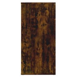 Berkfield Home Sideboard Smoked Oak 80x36x75 cm Engineered Wood in Brown - Size: 80 x 36 x 75 cm - thumbnail 4