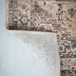 The Rug Shop UK Abstract Traditional Beige Machine Made Easy to clean Area Rug - Size: 200 cm x 290 cm - thumbnail 4