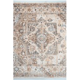 The Rug Shop UK Abstract Traditional Beige Machine Made Easy to clean Area Rug - Size: 200 cm x 290 cm - thumbnail 1