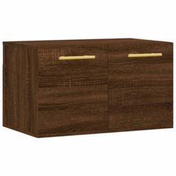 Berkfield Home Wall Cabinet Brown Oak 60x36.5x35 cm Engineered Wood - thumbnail 3