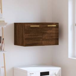 Berkfield Home Wall Cabinet Brown Oak 60x36.5x35 cm Engineered Wood - thumbnail 2
