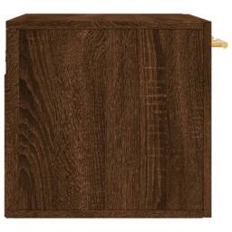 Berkfield Home Wall Cabinet Brown Oak 60x36.5x35 cm Engineered Wood - thumbnail 7