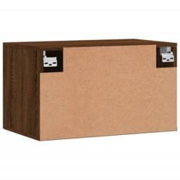 Berkfield Home Wall Cabinet Brown Oak 60x36.5x35 cm Engineered Wood - thumbnail 8
