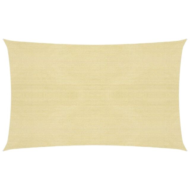 Berkfield Home Sunshade Sail 160 g/m ² Beige 2x4.5 m HDPE - image 1