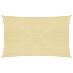 Berkfield Home Sunshade Sail 160 g/m ² Beige 2x4.5 m HDPE - thumbnail 1