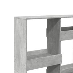 Berkfield Home Bookcase Concrete Grey 100x33x135 cm Engineered Wood - Size: 100 x 33 x 135 cm - thumbnail 7