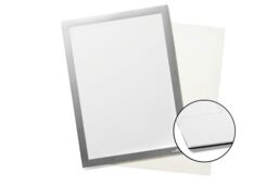 Durable Duraframe Grip Fabric Adhesive Magnetic Signage Frame - A4 - Silver - Size: 1 Pack - thumbnail 2