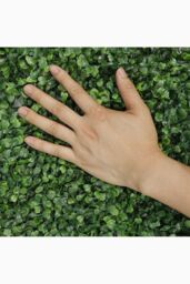 H&O Direct 6Pcs Decorative Artificial Boxwood Panels for Indoor Outdoor in Green - thumbnail 6