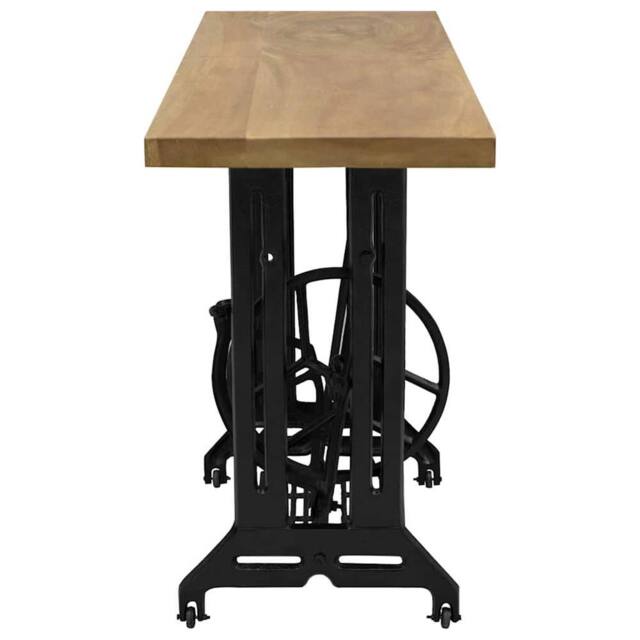 Berkfield Home Sewing Machine Console Table 110x40x75 cm in Brown - Size: 110 x 40 x 75 cm - image 1