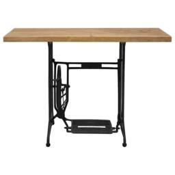 Berkfield Home Sewing Machine Console Table 110x40x75 cm in Brown - Size: 110 x 40 x 75 cm - thumbnail 3