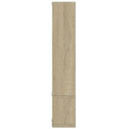 Berkfield Home Wall Shelf Sonoma Oak 96x12x64 cm Engineered Wood in Light Tan - Size: 96 x 12 x 64 cm - thumbnail 7