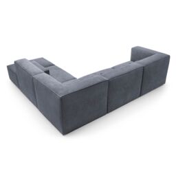 Abakus Direct Doris Large Reversible Corner Sofa with High-Density Foam Available in 6 Colours in Dark Grey - thumbnail 4