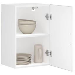 Berkfield Home Kitchen Wall Cabinet Porto White Engineered Wood - thumbnail 2