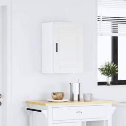Berkfield Home Kitchen Wall Cabinet Porto White Engineered Wood - thumbnail 3