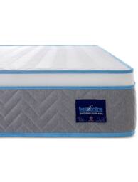 Bedzonline 4FT Small Double Hybrid Maxi Cool Prime Mattress - Pocket Springs & Memory Foam in Off-White - thumbnail 2