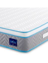 Bedzonline 4FT Small Double Hybrid Maxi Cool Prime Mattress - Pocket Springs & Memory Foam in Off-White - thumbnail 1