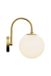 Living and Home Modern Golden Wall Lamp with Glass Shade in Gold - thumbnail 5