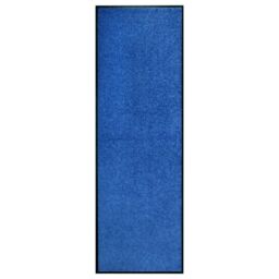 Berkfield Home Doormat Washable Blue 60x180 cm - thumbnail 1