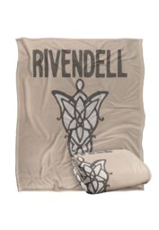 Warner Brothers Lord Of The Rings Officially Licensed Silky Touch Super Soft Throw Blanket 152 x 127 cm in White - thumbnail 2