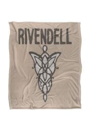 Warner Brothers Lord Of The Rings Officially Licensed Silky Touch Super Soft Throw Blanket 152 x 127 cm in White - thumbnail 1