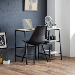 Cheshire Signature Camden Desk in Black & Sonoma Oak - thumbnail 4