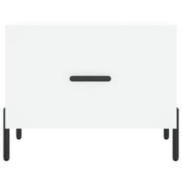 Berkfield Home Coffee Tables 2 pcs White 50x50x40 cm Engineered Wood - Size: 50 x 50 x 40 cm - thumbnail 6