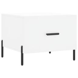 Berkfield Home Coffee Tables 2 pcs White 50x50x40 cm Engineered Wood - Size: 50 x 50 x 40 cm - thumbnail 5