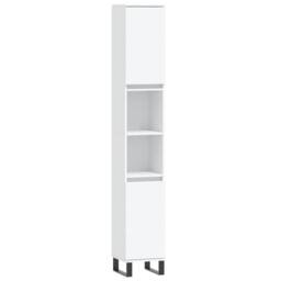 Berkfield Home 3 Piece Bathroom Cabinet Set White Engineered Wood - thumbnail 9