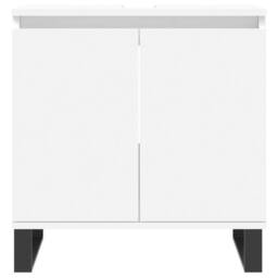 Berkfield Home 3 Piece Bathroom Cabinet Set White Engineered Wood - thumbnail 6