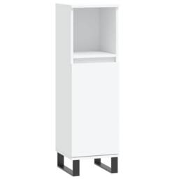 Berkfield Home 3 Piece Bathroom Cabinet Set White Engineered Wood - thumbnail 7