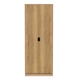 Ready Assembled 2 U Taiwan 2 Door Wardrobe (Ready Assembled) in Light Oak - thumbnail 1