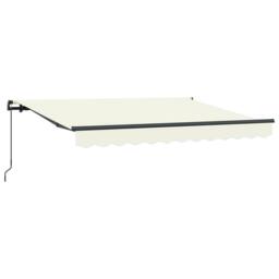 Berkfield Home Retractable Awning Manual Cream & Anthracite 3 x 2 m - thumbnail 2