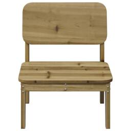 Berkfield Home Beautiful Garden Chairs 2 pcs 60x52.5x72 cm Impregnated Wood Pine in Brown - thumbnail 4
