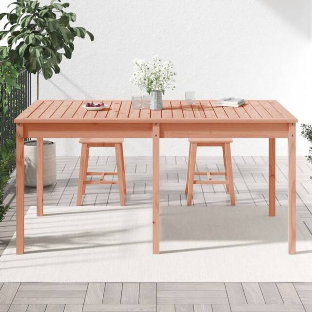 Berkfield Home Garden Table 159.5x82.5x76 cm Solid Wood Douglas in Light Tan - image 1