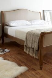 Time4sleep Amelia Oak High Foot End - Bed Frame in Light Oak - Size: King - thumbnail 1