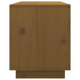 Berkfield Home TV Cabinet Honey Brown 74x35x44 cm Solid Wood Pine - Size: 74 x 35 x 44 cm - thumbnail 5